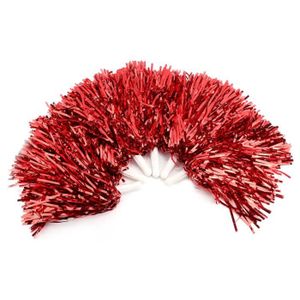 Fun KIT Les Joueurs Kit de Pom-Pom Girl avec Capuchon de Goujon Elastique PE Accessoire pour Encourager Les Equipes Dilwe Pom-Pom Girl Les Matchs Le Public etc 