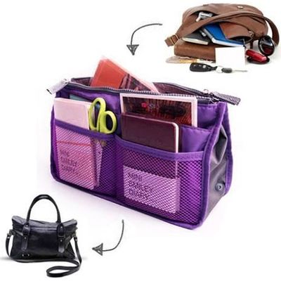 Organisateur De Sac à Main Rectangulaire En Feutre | Poches Multiples, Changement De Sac Facile | Taille M Et Autres