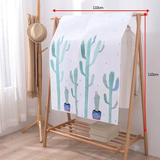 60 Housses De Protection Pour Vêtements - Transparentes, étanches à La Poussière - 80x55 Cm - Pour Rangement Placard Ou Pressing - 4