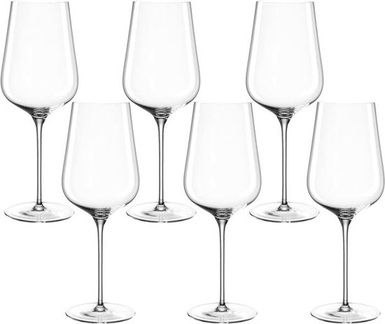 6 verres à vin Fleur de Lys LA ROCHERE