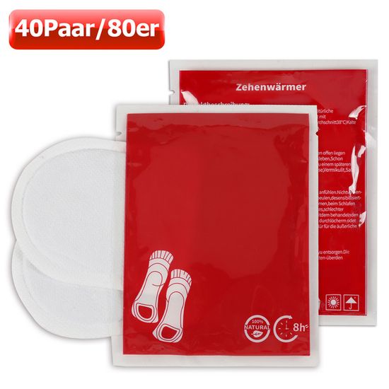 Chauffe-orteils En Néoprène - Paire Réutilisable, Lavable - Pour Vélo, Randonnée, Ski - Taille 14x9.5 Cm