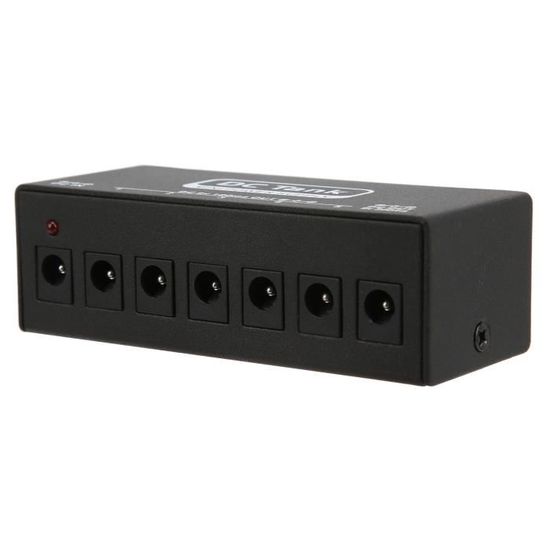 Alimentation Pour Pédales De Guitare 9V 500mA - Bloc Secteur Pour Jusqu'à 5 Pédales, Connecteurs 2,1x5,5 Mm