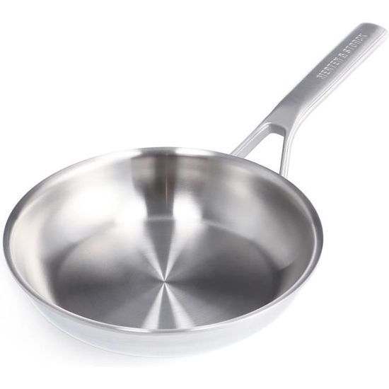 Stainless Steel, Poêle à Frire de 20 cm en Inox Trois Couches — free download