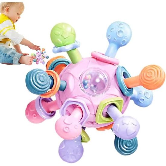 8 pcs Enfants Bébé Balles Sensorielles Balles Jouet + Bague Manhattan +  Boîte de rangement-Ensemble de jouets pour bébé - Cdiscount Jeux - Jouets