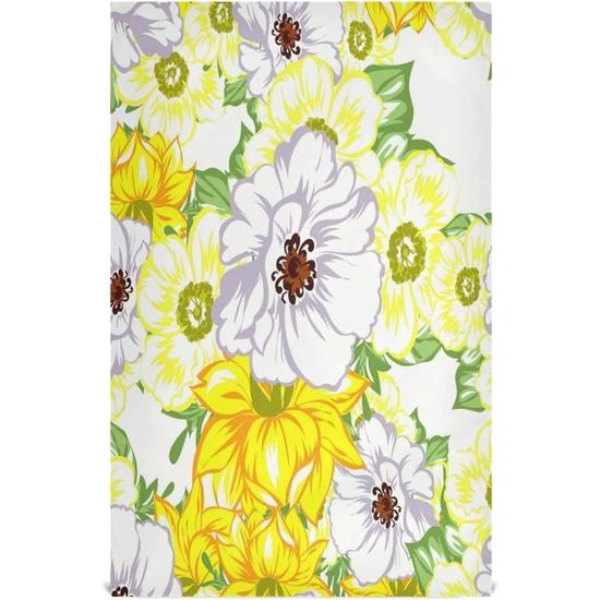 Torchon Cuisine Tournesol Van Gogh - 71x46cm - Super Absorbant - Polyester - Déco Unique