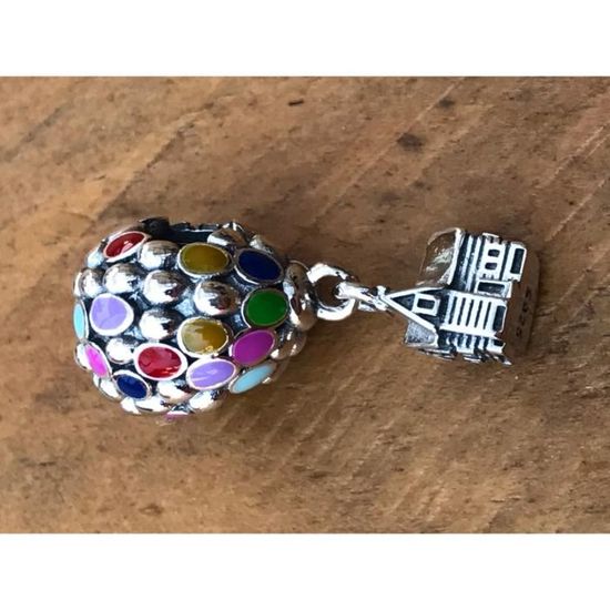 CHARMS ARGENT MASSIF S925 MAISON BALLON LA-HAUT DESSIN ANIMÉ. NEUF CHARMS ARGENT MASSIF S925 MAISON BALLON LA-HAUT DESSIN ANIMÉ. NEUF