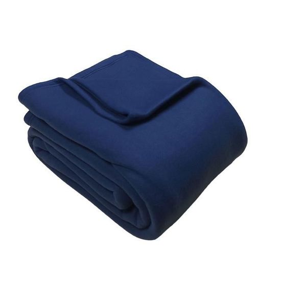 Couverture Polaire Housse De Rêve – 240x260 Cm – Bleu – 100% Polyester – 2 Personnes