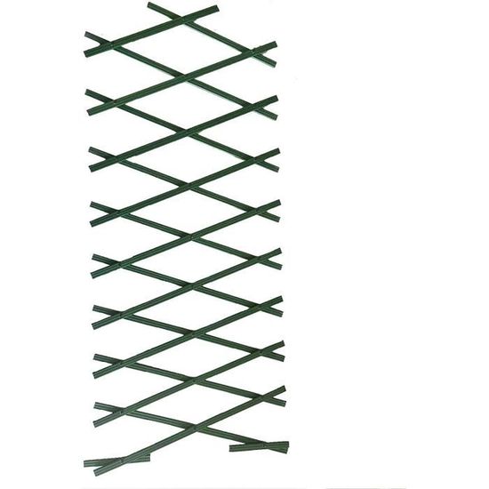 Lot De 3 Treillis De Jardin Extensibles Bois Marron Foncé Jusqu'à 150 X 60 Cm