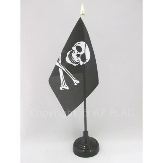 DRAPEAU DE TABLE PIRATE SABRES 21x14cm - PETIT
