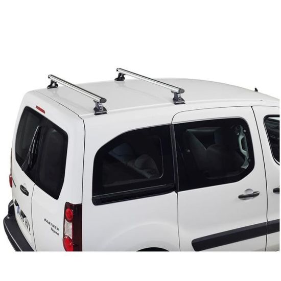 2 Barres De Toit Pro Pour Peugeot Bipper 2008 Et Plus – Acier Haute Résistance, Charge Max 75 Kg, Longueur 128 Cm