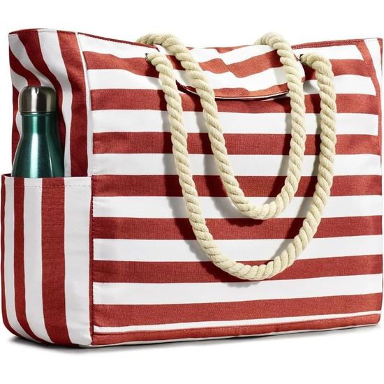 Sac De Transport Friederieke En Coton Deluxe - Spacieux Avec Poche Intérieure Zippée - Certifié Öko-Tex