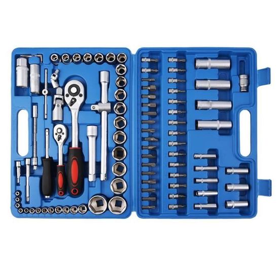 Coffret De Douilles Embouts Et Clés à Cliquet Professionnel 94 Pcs