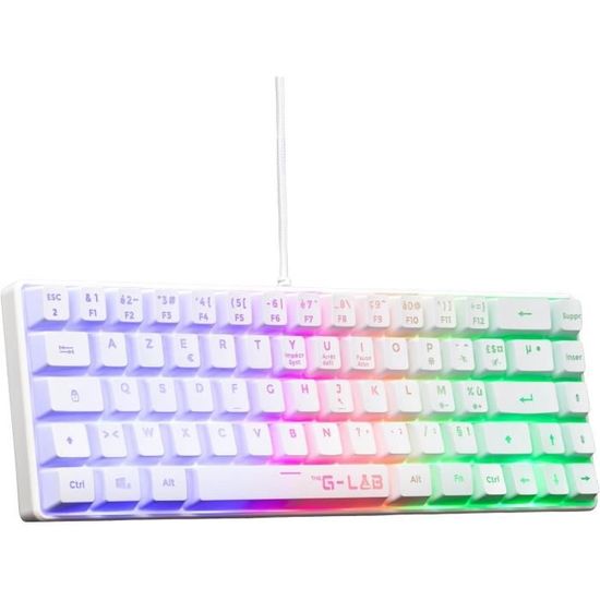 THE G-LAB KEYZ HYDROGEN, TECLADO DE MEMBRANA RETROILUMINADO, COMPACTO 60