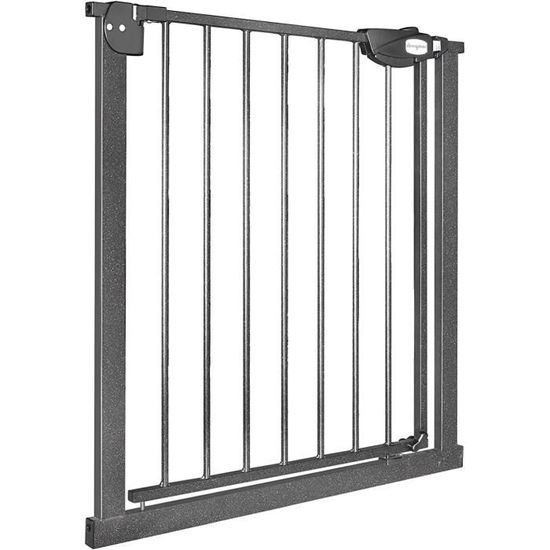 Barrière de sécurité Bebe ou Animaux (Largeur de porte 110-128cm) Longueur  Réglable sans Perçage Porte Rotative à 180°