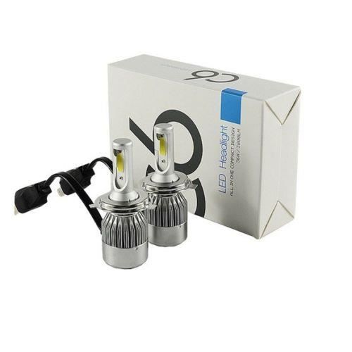 12V 24V LED Ampoules DRL H1 COB 7600LM 72W Ampoules DRL Voiture Feux Phare Lampe Kit