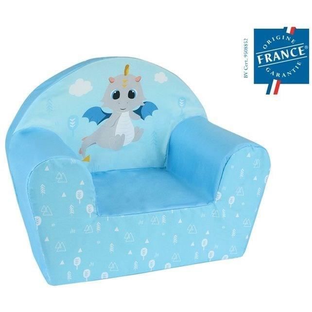 FUN HOUSE Léon le Dragon 713258 FAUTEUIL CLUB EN MOUSSE Dimensions : ± H. 42 x L. 52 x P. 33 cm pour enfant