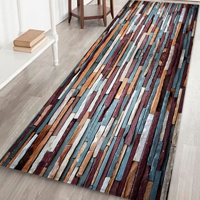 Tapis de sol antidérapants Chaise de bureau Tapis de sol Tapis de salle de bain Tapis de cuisine 40 x 120 cm