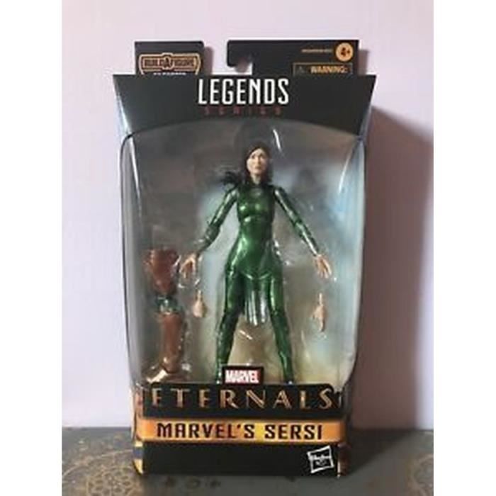 Hasbro Marvel Legends Series The Eternals - Figurine Marvel's Sersi de 15 cm à collectionner - 2 accessoires - dès 4 ans