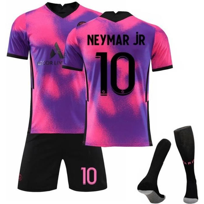 Vetement de football Paris Domicile et Extérieur n°10 Neymar