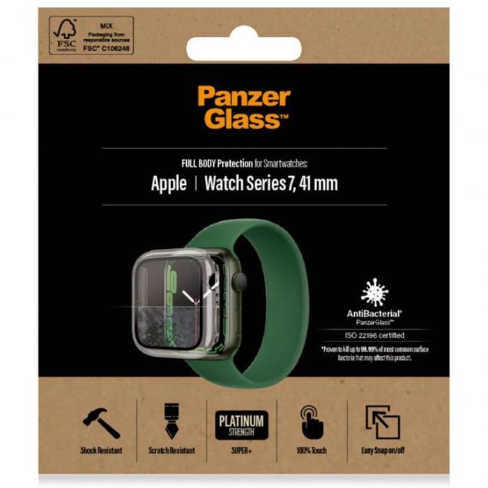Coque Full Body pour Apple Watch Serie 7 - 41 mm - Transparent PanzerGlass