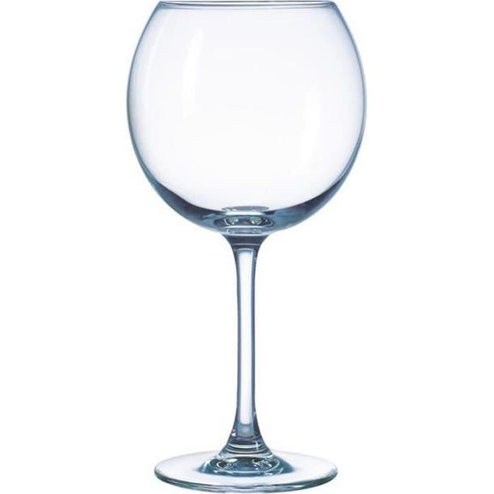 LOT DE 72 VERRES A PIED BALLON 15 CL