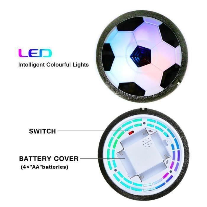 RD20578-Air Power Football, Ballon de Foot avec Lumière LED, Jeux de Plein Air Enfant Jeu de Jouets Ball, Jeux de Foot Enfant Cade