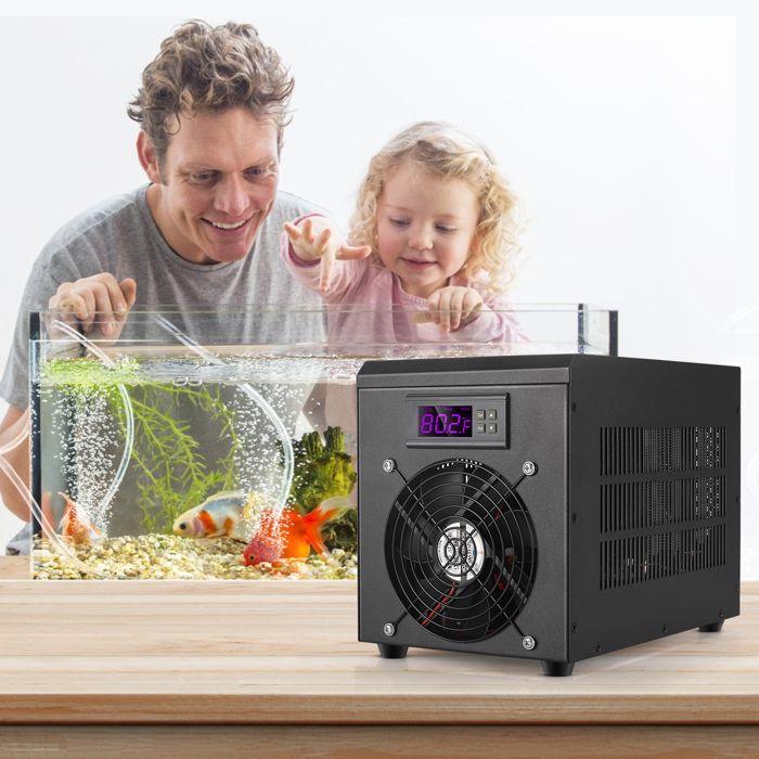Meilleurs prix pour TTLIFE Refroidisseur d'eau pour aquarium 60 L, Système de chauffage et de refroidissement pour aquarium 10-40 ℃, Silencieux