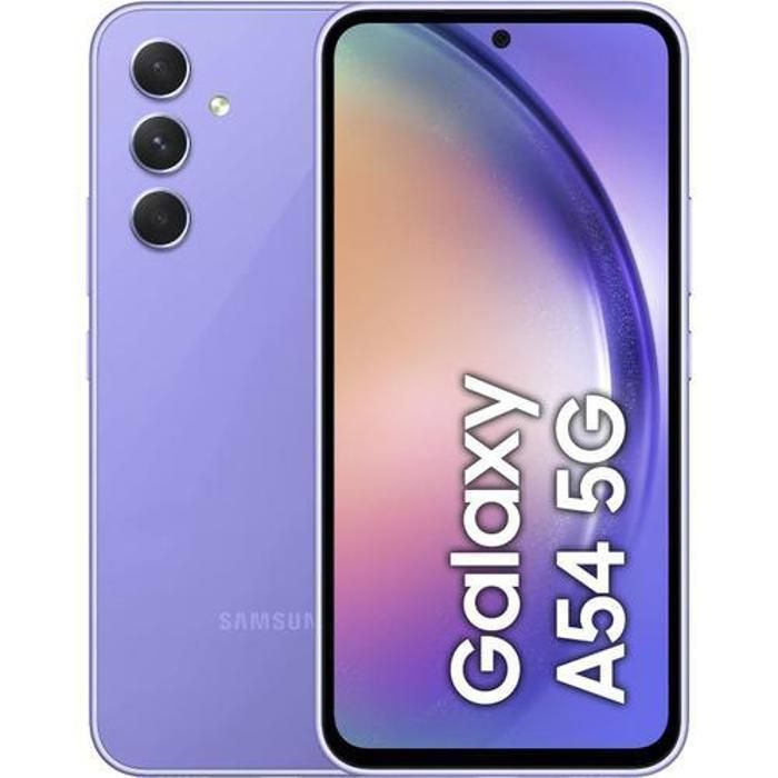 Samsung Galaxy A54 5G 128 Go Lavande (Single Sim) Samsung Galaxy A54 5G 128 Go Lavande (Single Sim)