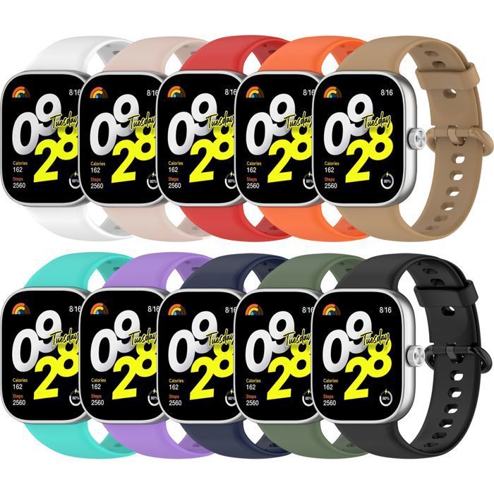 10 Pack Bracelets Compatible avec Xiaomi Redmi Watch 4/Mi Smart Band 9 Pro Bande Souple pour Redmi Watch 5/Mi Smart Band 8 Pro 10 Pack Bracelets Compatible avec Xiaomi Redmi Watch 4/Mi Smart Band 9 Pro Bande Souple pour Redmi Watch 5/Mi Smart Band 8 Pro