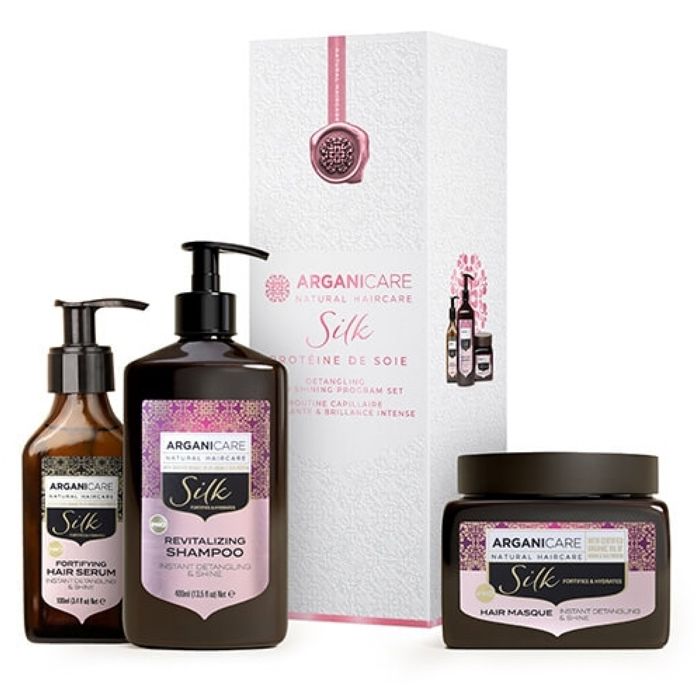 Coffret Cadeau TRIO Glow – Protéine de Soie, AH & Miel – Hydratation & Éclat