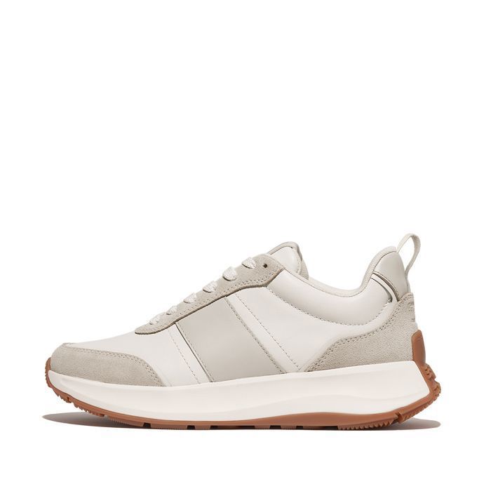 FitFlop Baskets femme FitFlop F-Mode Flow Leather & Suede Mix