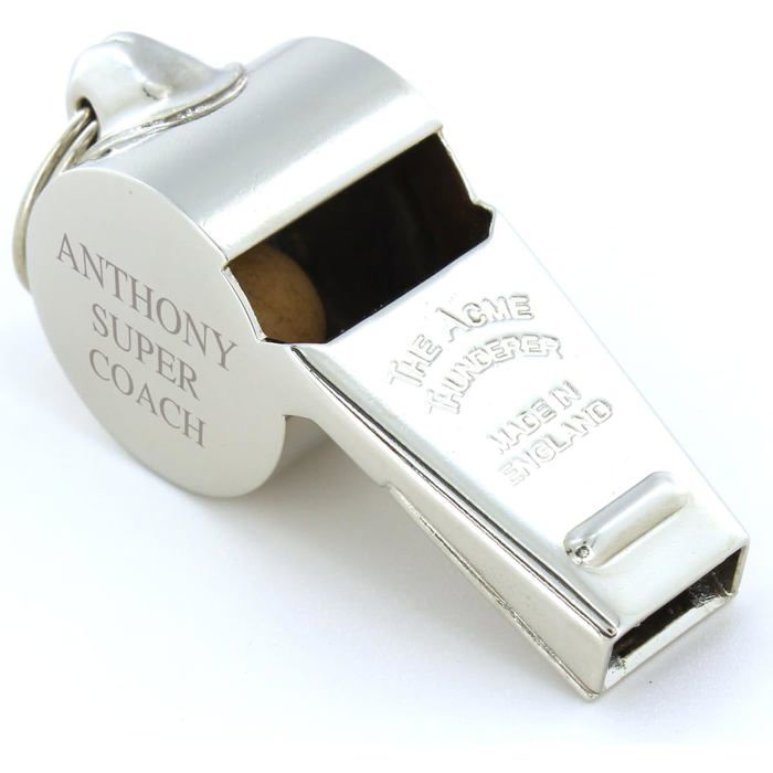 ACME Thunderer 58 Sifflet de sport en laiton massif avec finition en