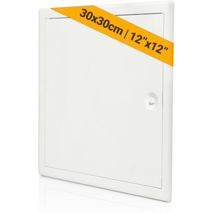 Proxinova Trappe de Visite Métallique 300x300 mm, Trappe Laquée Blanche ...