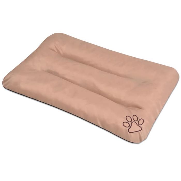 Beige Matelas de lit pour chiens Paniers pour chiens 1 pc Taille L Beige A566 Beige Matelas de lit pour chiens Paniers pour chiens 1 pc Taille L Beige A566