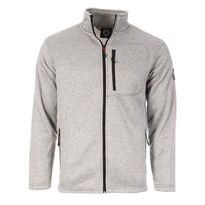 Veste Polaire Gris Homme Paname Brothers Sherpa Veste Polaire Gris Homme Paname Brothers Sherpa