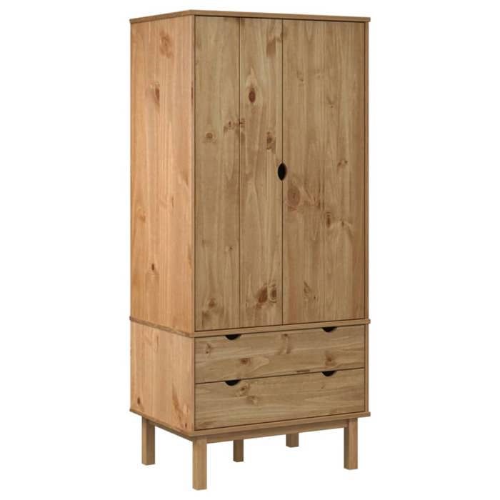 Garde-robe -(1 PCS）- Vidaxl - Armoire penderie Pour chambre OTTA 765x53x172  cm - bois massif de pin 312229uho96u