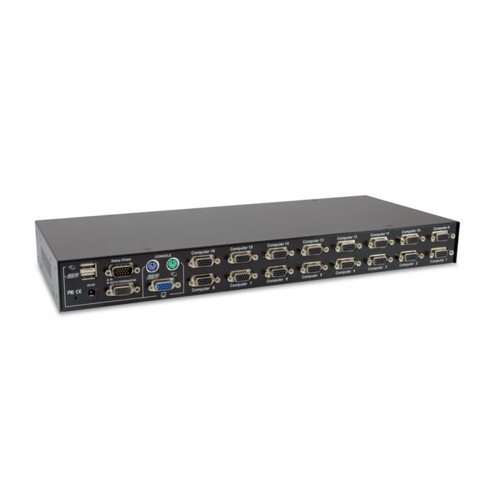 Commutateur kvm Levelone - KVM-3216 - Commutateur KVM 16 ports PS/2-USB VGA