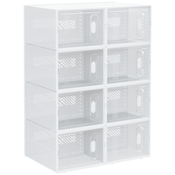 Dimensions 35x19 cm design solide et sécurisé étagère avec espaces de rangement en plastique