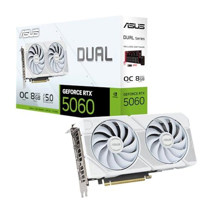 Asus DUAL RTX5060 O8G OC GeForce RTX 5060 8.0GB GDDR7 PCI Express - vue 2