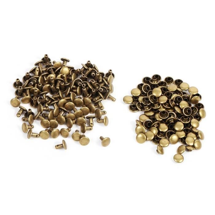 100 x Métal Pyramide Bronze Clous 15 mm Clou Rivet Punk Spike Spots À faire soi-même 100 x Métal Pyramide Bronze Clous 15 mm Clou Rivet Punk Spike Spots À faire soi-même