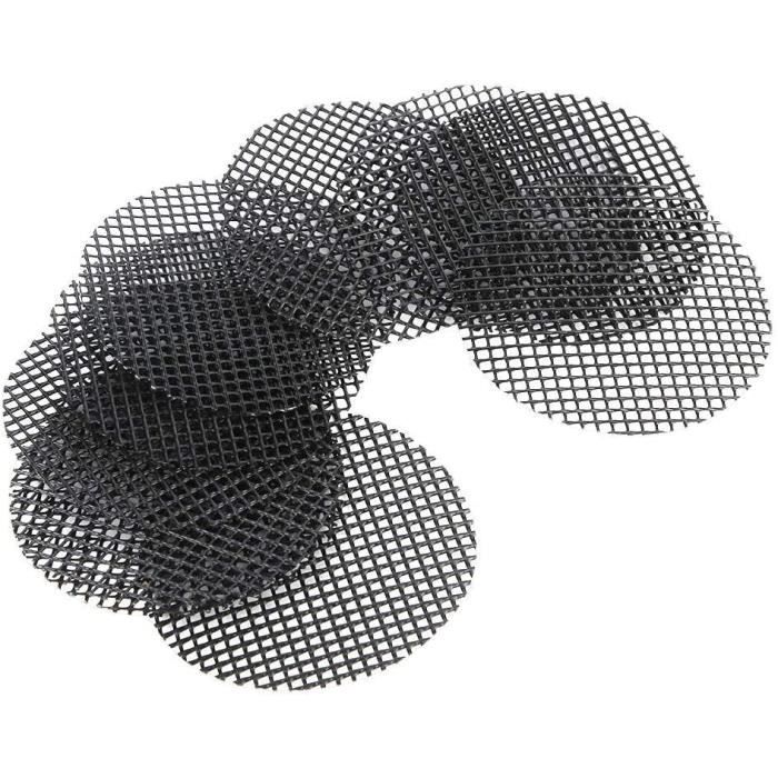 10-100 Pièces Pot De Fleur Trou Maille Pad Rond Bonsaï