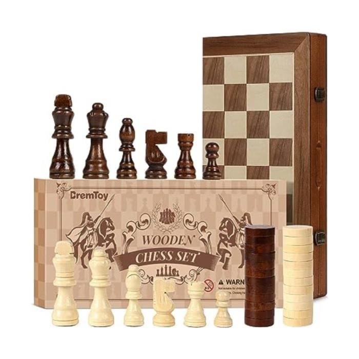 Echiquier Bois Magnetique Echecs Jeu Echec, Échecs Et Dames D'Échecs Et Echiquier Bois Magnetique Echecs Jeu Echec, Échecs Et Dames D'Échecs Et