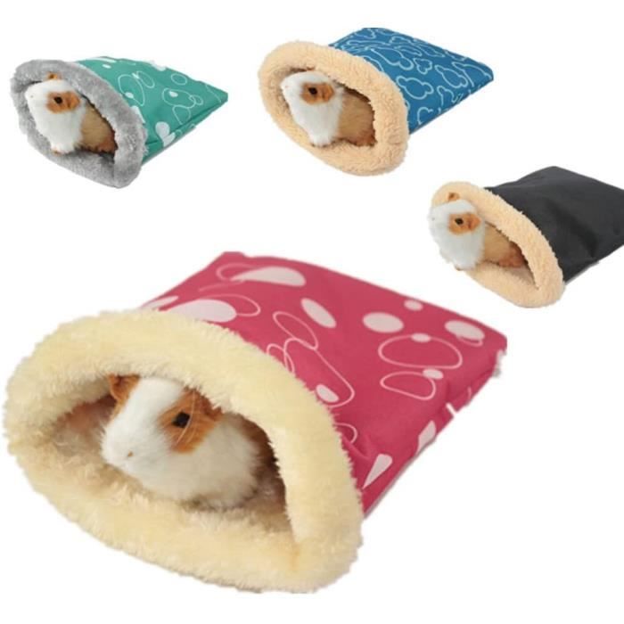 2pcs Hamac en Peluche Furet Hamac Literie pour Animaux De Compagnie Hamac De Guinée pour Cage Sac De Couchage