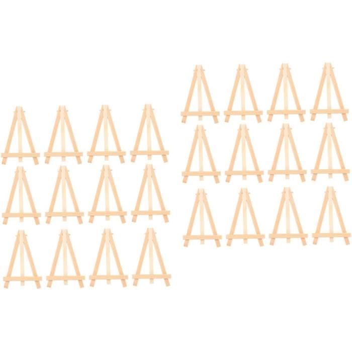 Lot De 6 Petits Chevalets En Bois - Chevalet De Table En Bois - Petit