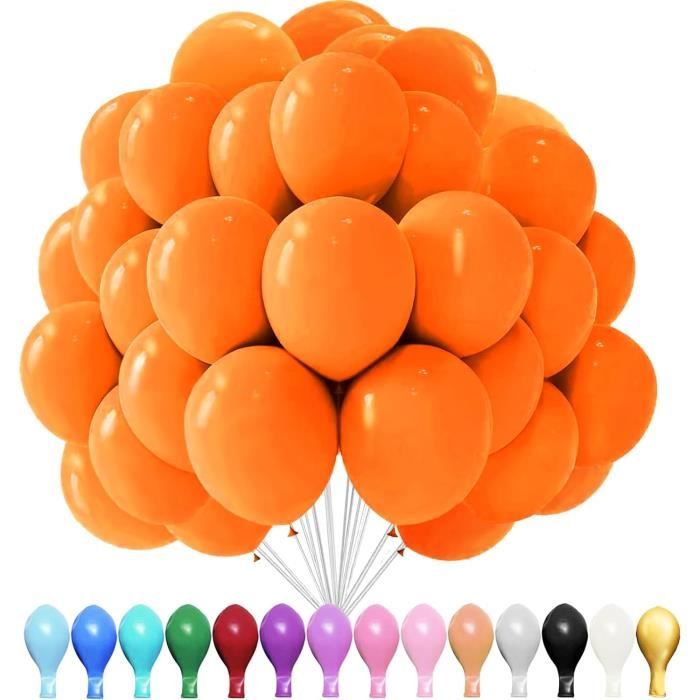 100 Pièces Ballon Orange, Ballons Orange Mat 10 Pouces, 2.2G Ballons En  Latex, Ballons Pour Décorations D'Anniversaire, Pour[J3586]