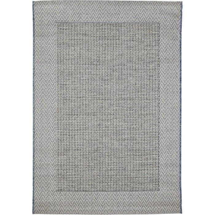 Tapis HUARTE Poils Courts Doux Et Lavable - Anthracite 80 Cm