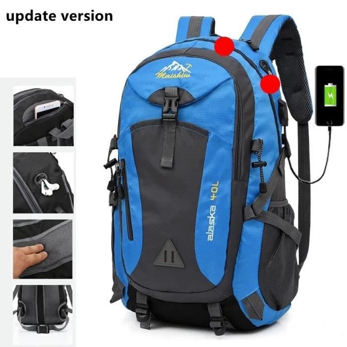 Sac à Dos Randonnée 90L – Grand, Solide Et Imperméable Pour Camping, Alpinisme & Sports