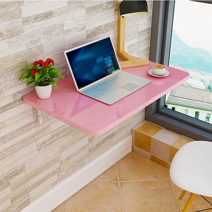 Bois Table Pliable - Table À Manger Bureau D'Ordinateur Portable Table