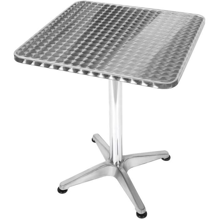 Table De Bar Pliante Noire 60 X 60cm