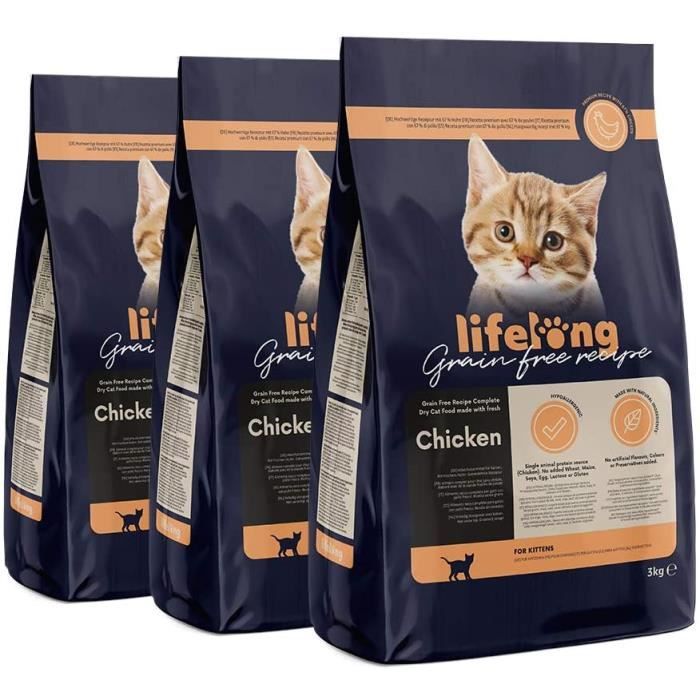 Marque Amazon Lifelong Aliment Pour Chatons Sans Cereale Elabore Avec De La Viande Fraiche De Poulet 3kg 3 Cdiscount Marque Amazon Lifelong Aliment Pour Chatons Sans Cereale Elabore Avec De La Viande Fraiche De Poulet 3kg 3 Cdiscount